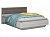Кровать "Мирти" 1,6м ЛДСП (каркас) с мягким изголовьем